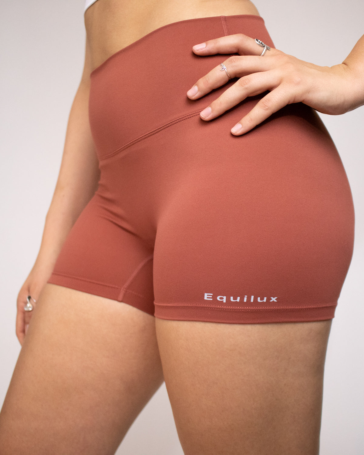 No Seam Shorts- Rust - Equinox Movement
