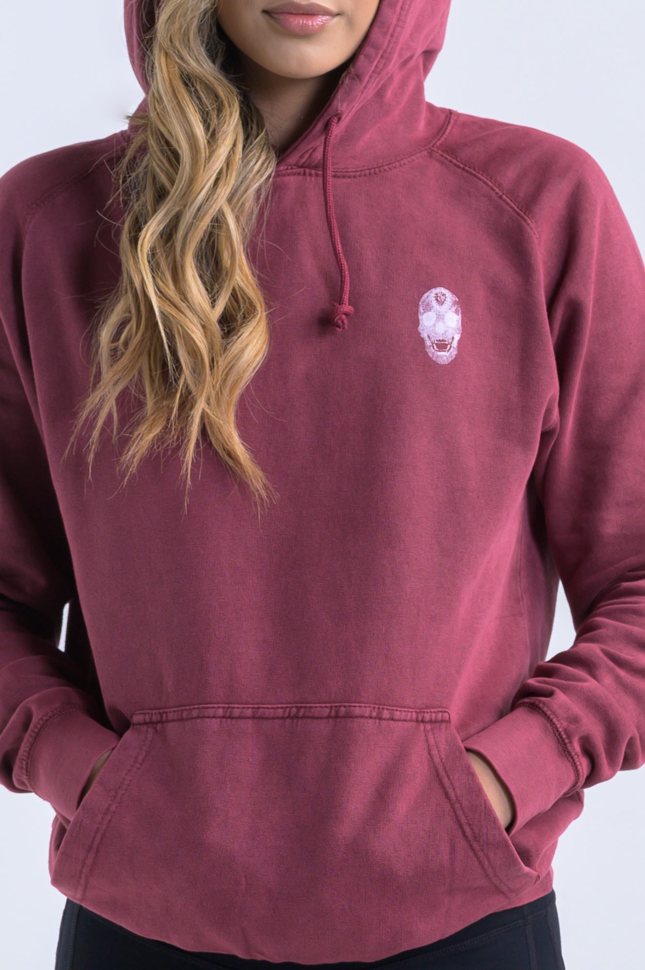 Diamond Skull Hoodie (Uni-Sex)- Vintage Brick - Equinox Movement