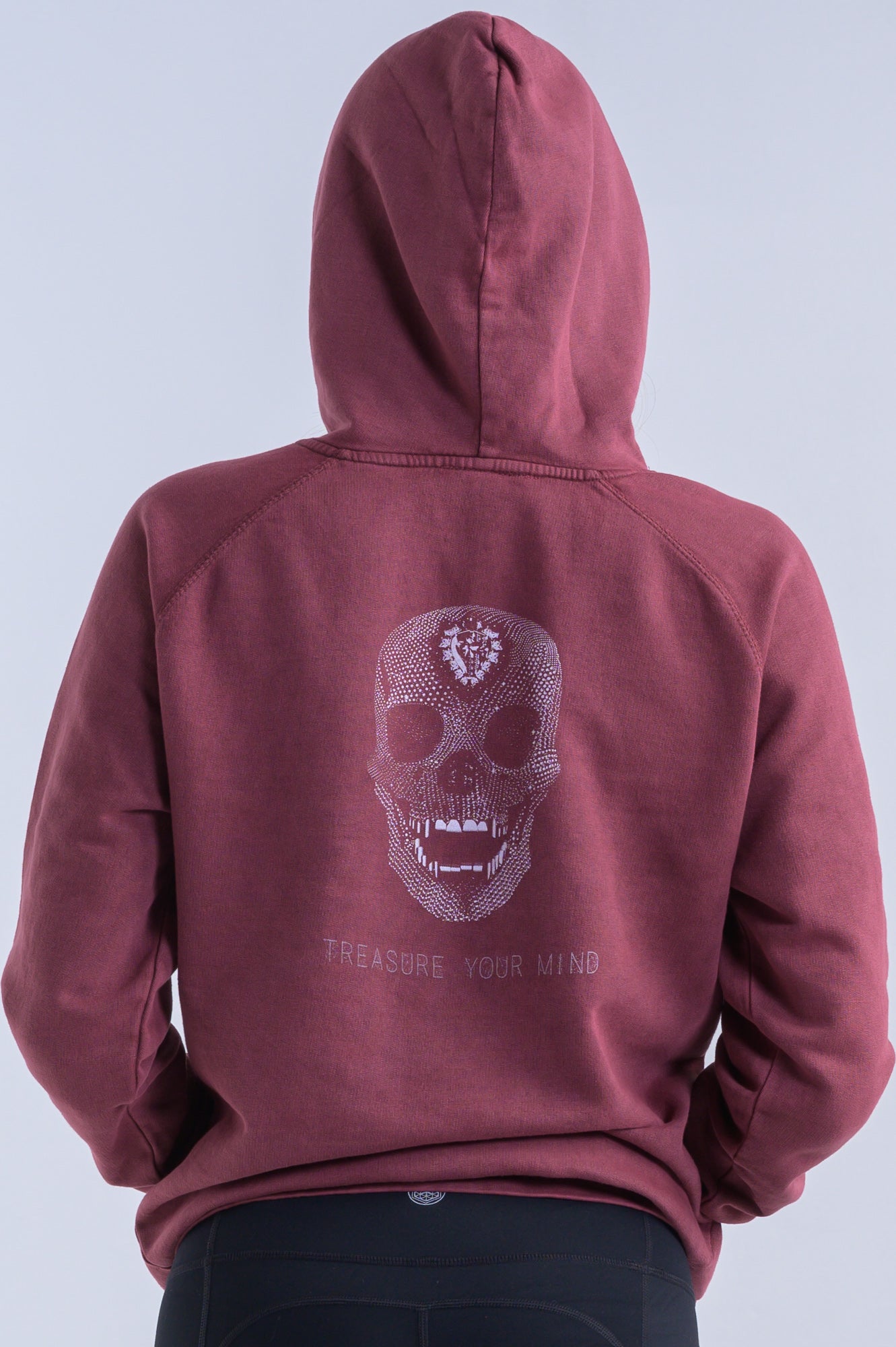 Diamond Skull Hoodie (Uni-Sex)- Vintage Brick - Equinox Movement