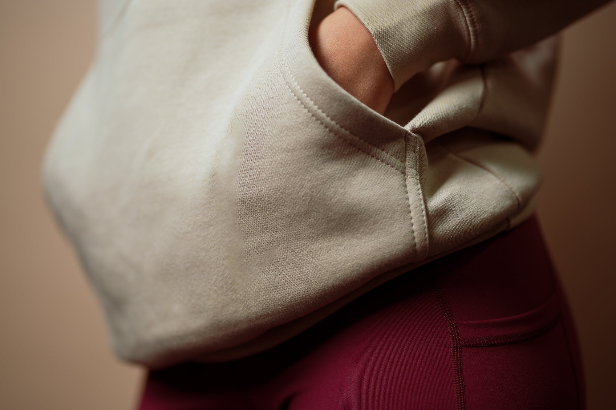 Diamond Skull Hoodie (Uni-Sex)- Sand-Shell Tan - Equinox Movement