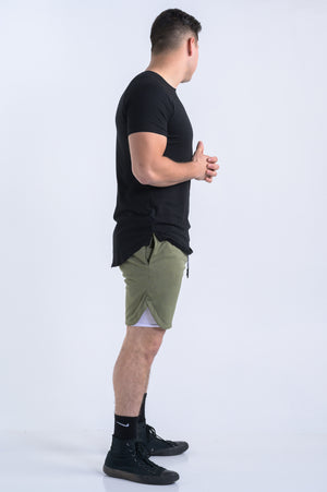 Men's Tactical Shorts- Army Green - Equinox Movement 